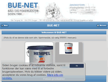 Tablet Screenshot of bue-net.dk